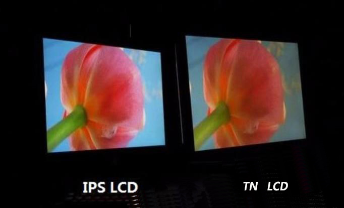 IPS LCD स्क्रीन से TN LCD स्क्रीन को कैसे अलग करें
