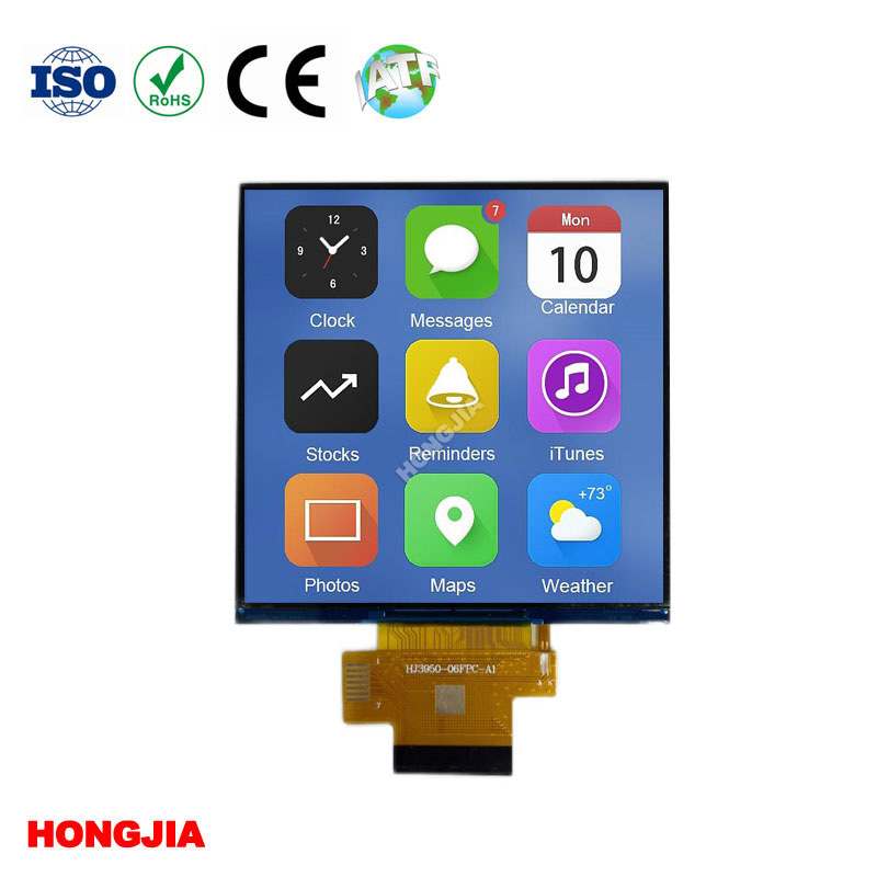 3.95 इंच स्क्वायर एलसीडी इंटरफ़ेस RGB 40PIN